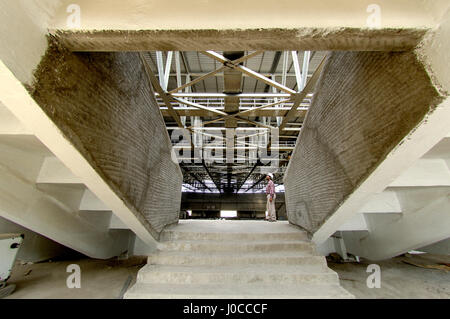 Sardar vallabhbhai patel stadium construction, mumbai, maharashtra, india, asia Stock Photo