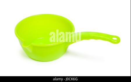 Plastic scoop isolated on white Stock Photo
