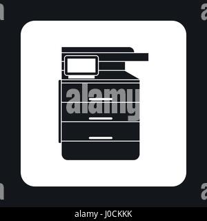 Multipurpose device, fax, copier and scanner icon Stock Vector