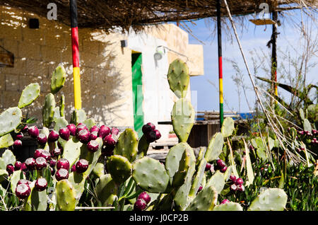 Malta, Street, Beach Stock Photo