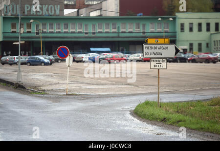 Black-coal miner OKD has closed loss-making mine Paskov, Staric, Czech Republic, on March 31, 2017 (on the photo from April 6, 2017). (CTK Photo/Jaroslav Ozana) Stock Photo