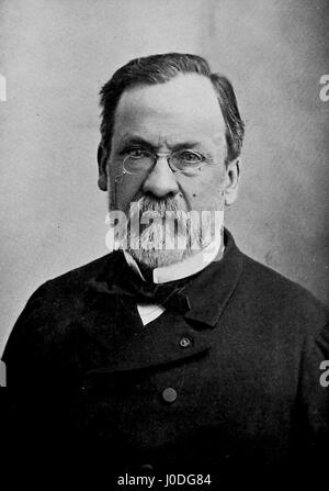 Portrait of scientist Louis Pasteur, France, 1902. Stock Photo