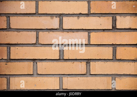 Orange brick wall background close up with viewing angles from different angles Stock Photo