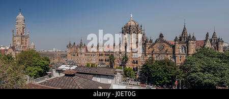 Chhatrapati shivaji terminus, mumbai, maharashtra, india, asia Stock Photo