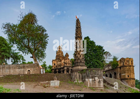 Mahuli, vishweshwar, mahadev, temple, satara, maharashtra, india, asia Stock Photo