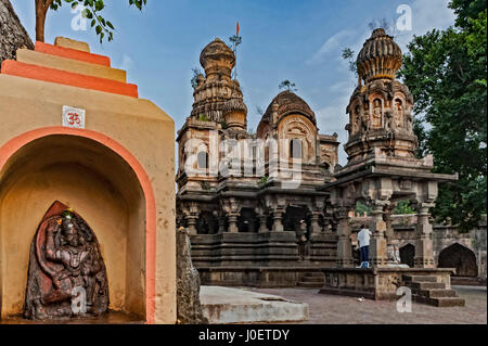 Mahuli, vishweshwar, mahadev, temple, satara, maharashtra, india, asia Stock Photo