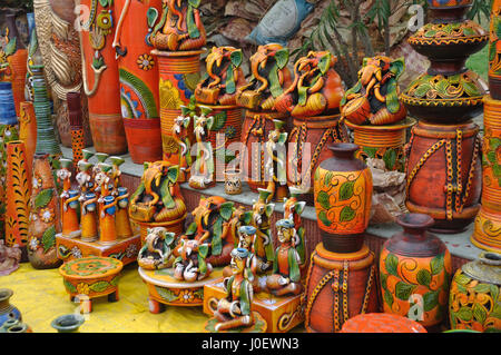 Terracotta art, kolkata, west bengal, india, asia Stock Photo