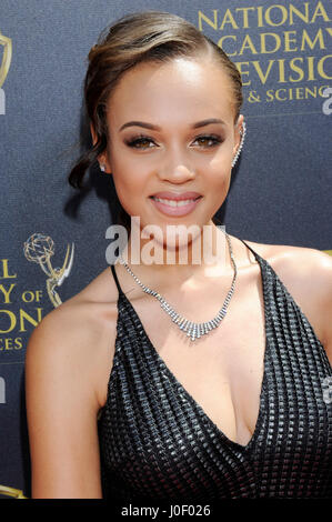 Reign Edwards attends the 42nd annual Daytime Emmy Awards at Warner