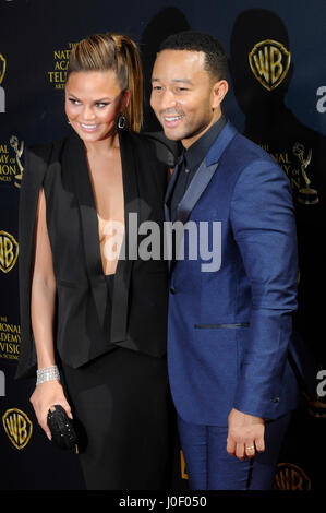 Chrissy Teigen attends The 42nd Annual Daytime Emmy Awards held at the ...