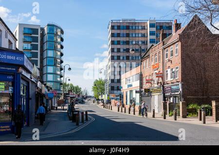 Station Road, Hayes, London Borough of Hillingdon, Greater London, England, United Kingdom Stock Photo