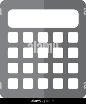 calculator math isolated icon Stock Vector
