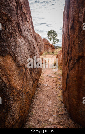 Devils Marbles Karlu Karlu Northern Territory Stock Photo