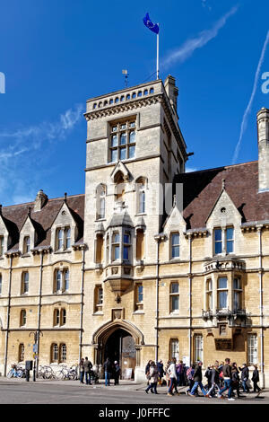 Balliol College, Broad Street, Oxford, England, United Kingdom. Stock Photo