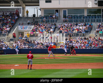 Charlotte Sports Park on El Jobean Road (SR 776) in Port Charlotte Florida is the Spring Training home of the Tampa Bay Rays Stock Photo