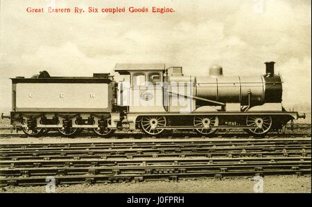 Locomotive no 1229 six coupled goods engine Stock Photo - Alamy