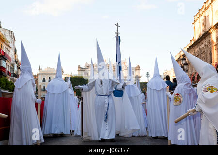 Semana Santa Fiesta Easter Seville Andalucia Spain Stock Photo