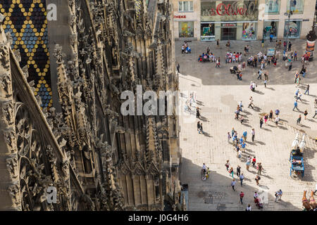 St Stephens Cathedral & main square, Vienna, Austria Stock Photo