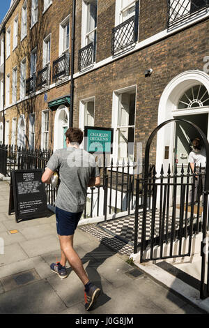 The Charles DIckens Museum, 48 Doughty Street, London, UK Stock Photo