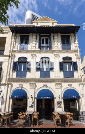 Harry's bar, Boat Quay, SIngapore Stock Photo