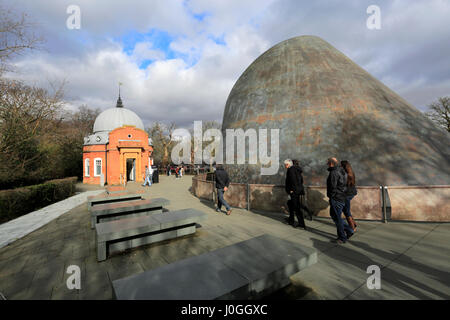 View of the Royal Observatory, Greenwich, London, England Stock Photo