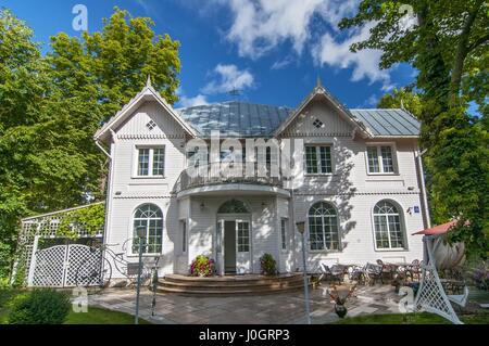 House in Jurmala town in Latvia in Eastern Europe Stock Photo