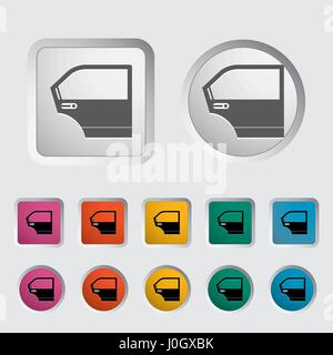 Car door. Vector illustration EPS. Stock Vector