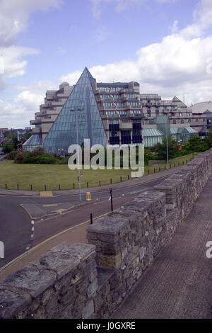 Southampton is on the south coast of England and is the largest city in the ceremonial county of Hampshire Stock Photo