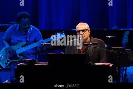 Las Vegas, NV, USA. 12th Apr, 2017. ***HOUSE COVERAGE*** Steely Dan kicks off their residency, 'Reelin' In The Chips' at The Opaline Theater at The Venetian Las Vegas in Las vegas, NV on April 12, 2017. Credit: Erik Kabik Photography/Media Punch/Alamy Live News Stock Photo