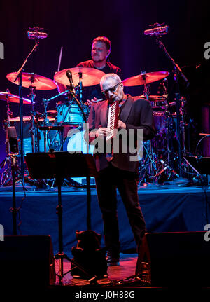 Las Vegas, NV, USA. 12th Apr, 2017. ***HOUSE COVERAGE*** Steely Dan kicks off their residency, 'Reelin' In The Chips' at The Opaline Theater at The Venetian Las Vegas in Las vegas, NV on April 12, 2017. Credit: Erik Kabik Photography/Media Punch/Alamy Live News Stock Photo