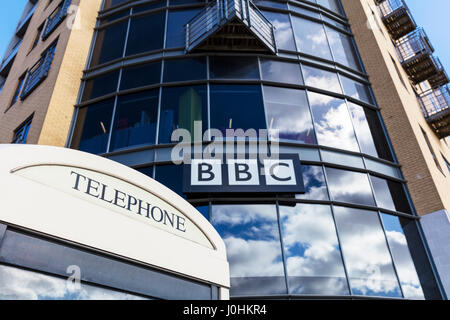 BBC Building, Queens Gardens, Hull, HU1 3DR BBC Building Queens court Queens Gardens Hull British Broadcasting Corporation Stock Photo