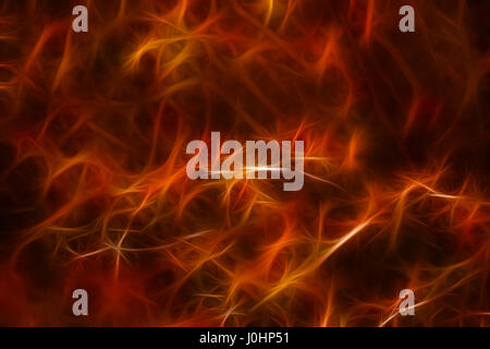 Abstract fractal background is in red and orange colors Stock Photo