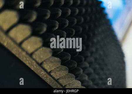 Soundproof Wall in a Recording Studio Stock Photo