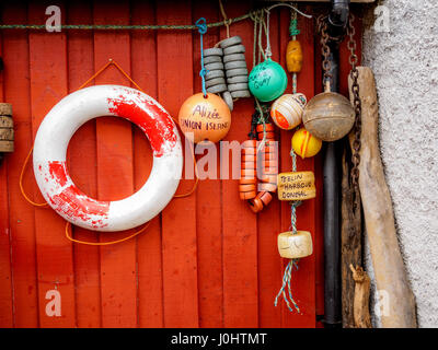 Floats for boats Stock Photo