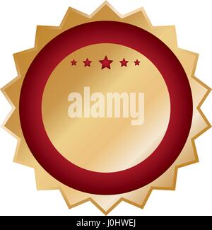 Award ribbon blank Stock Vector