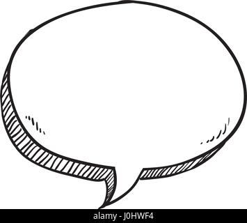 Chat bubble speakbox Stock Vector