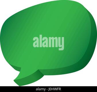 Chat bubble speakbox Stock Vector