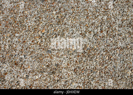 A pebbledash surface Stock Photo