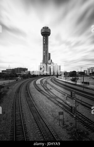 The Reunion Tower in Dallas, Texas, USA Stock Photo