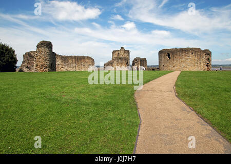 Flint Castle in Flintshire north Wales, first of King Edward I's Iron Ring of castles in the 13th century Stock Photo