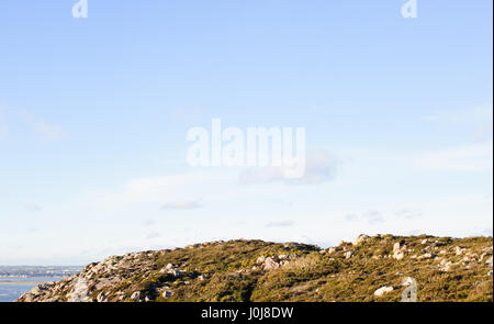 Beautiful landscape or hillside in Howth peninsula in  Ireland Stock Photo