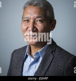 Portrait of Thupten Jinpa (Geshe Thupten Jinpa) (Thupten Jinpa Langri) 08/12/2016 ©Philippe MATSAS Stock Photo