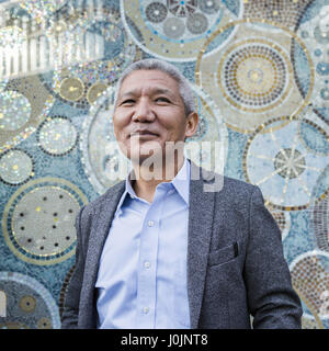 Portrait of Thupten Jinpa (Geshe Thupten Jinpa) (Thupten Jinpa Langri) 08/12/2016 ©Philippe MATSAS Stock Photo