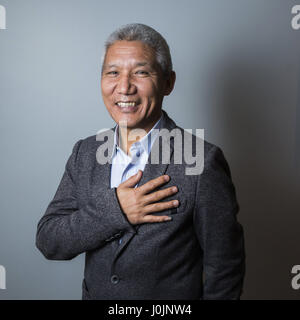 Portrait of Thupten Jinpa (Geshe Thupten Jinpa) (Thupten Jinpa Langri) 08/12/2016 ©Philippe MATSAS Stock Photo