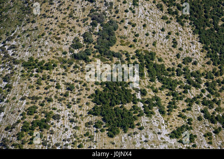 Aerial view of Telašćica Nature Park Stock Photo