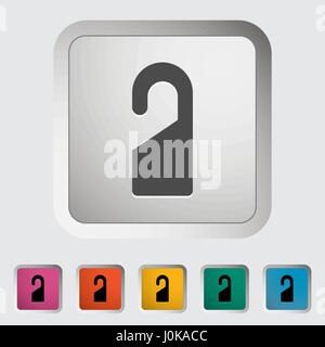 Door tag Stock Vector