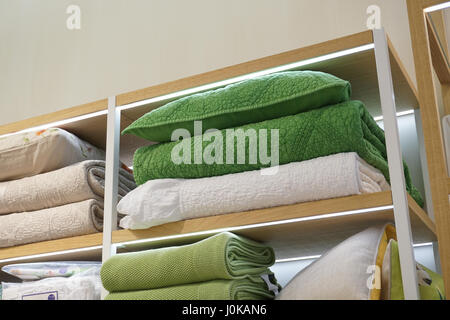 Blankets in a store in Mexico Stock Photo