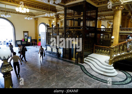 Historic Main Post Office in Mexico City, Mexico. The Palacio de Correos de Mexico or the (Correo Mayor) Stock Photo