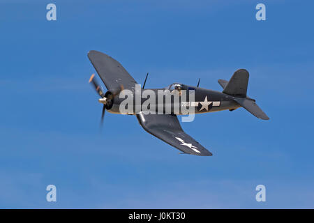 Airplane F-4U Corsair WWII fighter Stock Photo