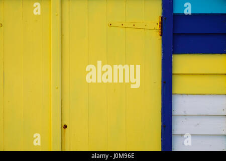 Painted bathing boxes at Middle Brighton beach, Melbourne, Australia Stock Photo