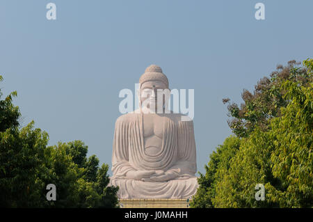 Giant Buddha in Bodhgaya, Bihar, India. Stock Photo